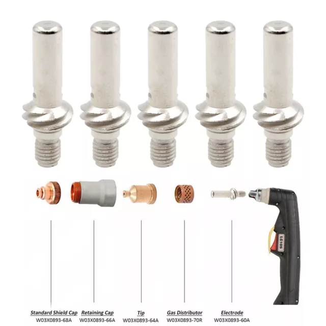 Cutter Plasma ??lectrodes WSP-24013 Consommables Kit for 1538 2