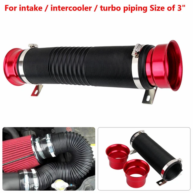Adjustable 3 Inch Multi-Flexible Car SUV Turbo Cold Air Intake System Hose Pipe
