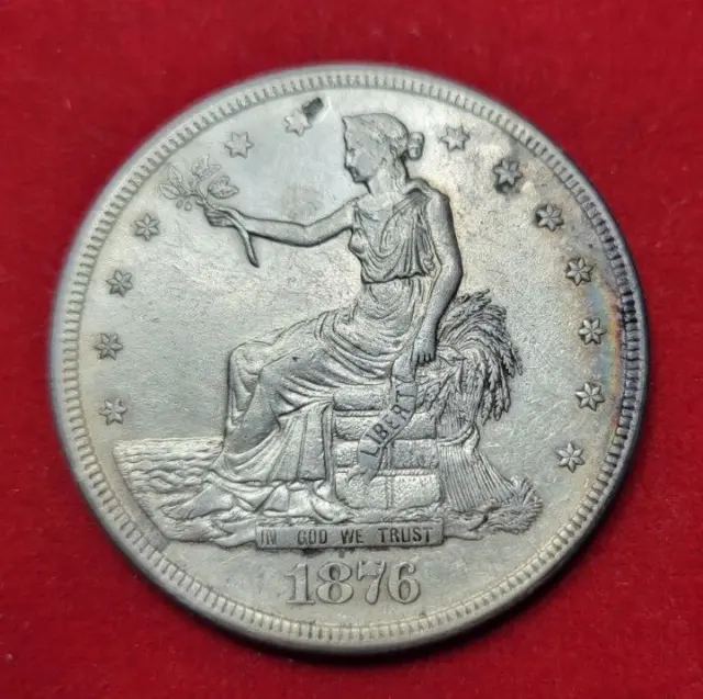 1876S Trade Dollar XF 240253