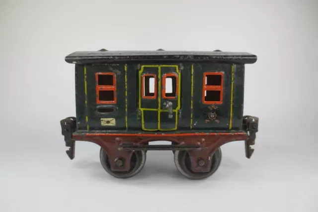 Märklin 1802/0 Postwagen uralt handlackiert Spur 0 CH20880