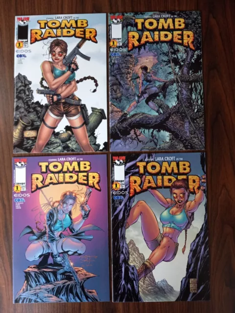 Tomb Raider (Vol 1 1999)  1 x4 (Park x2, David Finch, Michael Turner) 1st Series