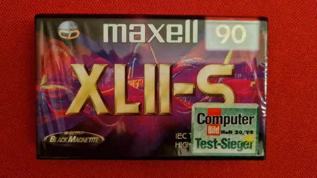 Audiokassetten ► Maxell XL II-S 90 ◄ Tapedeck Music Cassette 1 Stück! OVP!