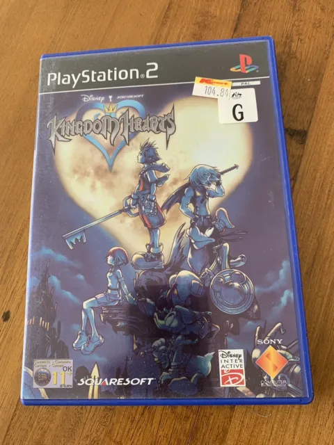 Disney Kingdom Hearts Sony PlayStation PS2 Complete With Manual Video Game PAL