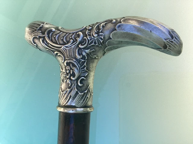 Épingle à Chapeau Antique Art Nouveau Argent Massif - France