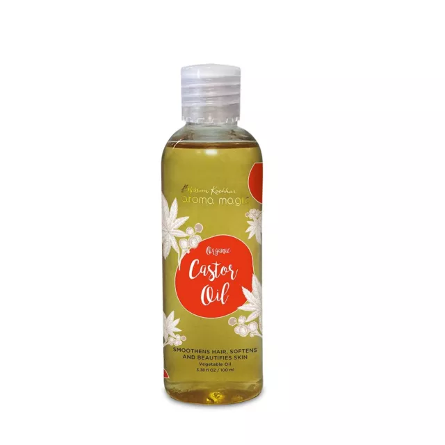 Aroma Magic Organique Ricin Huile pour Tous Peau et Cheveux Types 200ml