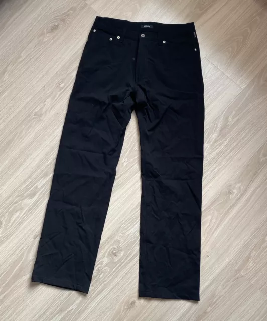 VERSACE Jeans Couture Man’s Casual Black Pants Italy Size 34