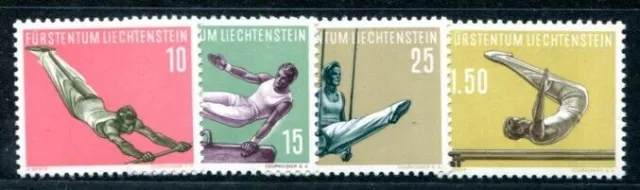 Liechtenstein 1957 353-356 ** Postfrisch Tadellos Sport Satz(49459