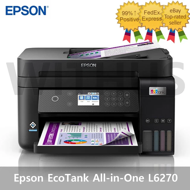 EPSON ECOTANK L6270 (Next of L6170) Ink Tank Printer ADF Wi-Fi Print ...
