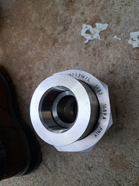 Stanley316  Steel  6m 2" treat union Fittings