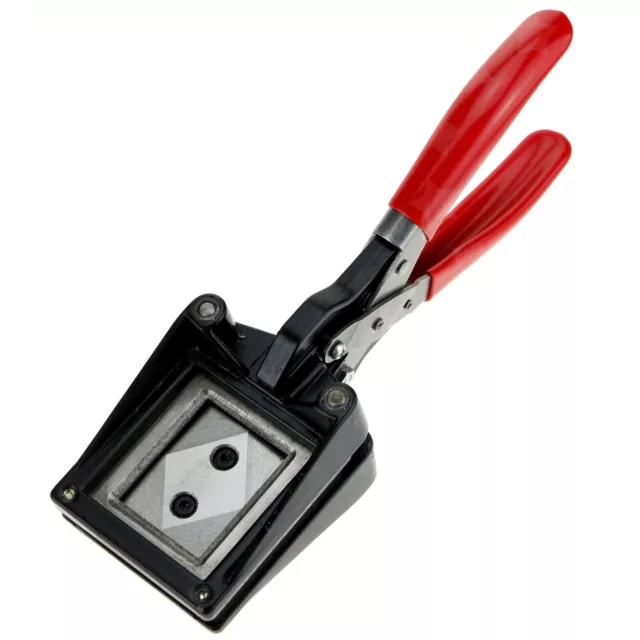 ID Photo Punch Keyring Handheld Picture Die Cutter 35x45mm Cutting Tool