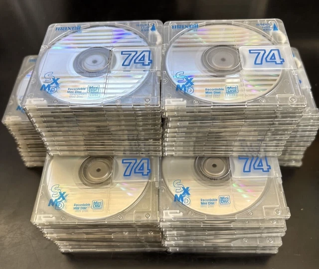 Lot De 10 Minidisc - MD Vierges Ou Enregistrés - État Correct - Multi-marques