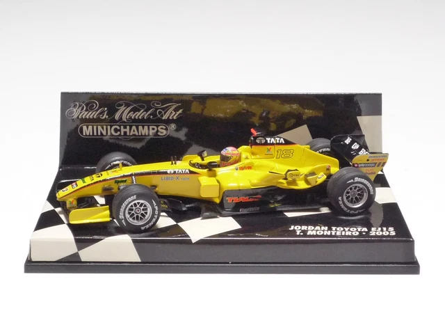 1/18 JORDAN EJ15 Toyota 2005 #18 Tiago Monteiro Minichamps
