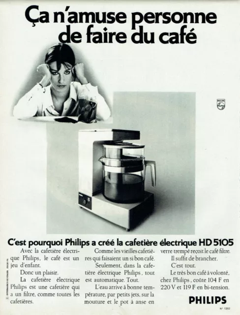 Publicité Advertising 0822 1968 la cafetière à l'italienne éléctrique Girmi