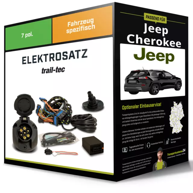 Elektrosatz 7-pol spezifisch für JEEP Cherokee 11.2013-09.2018 NEU