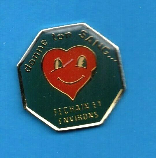 PIN'S PINS PIN lapel FFDSB DON DU SANG Give Blood Drive donation Course