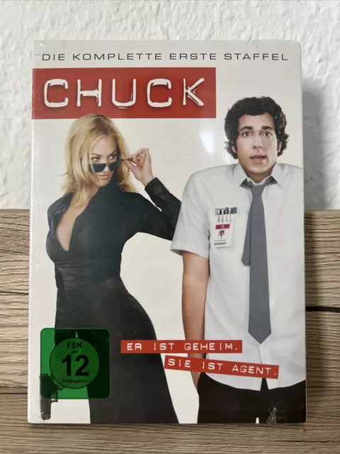 Chuck - Die komplette erste Staffel [DVD] [Staffel 1] [Pappschuber] [OVP]