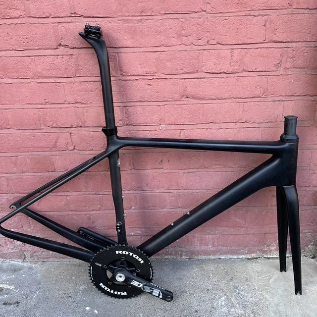 CANYON FX CARBON Road Frameset Di2 Or Etap Compatible Rotor Cranks £550