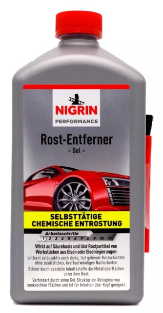 Nigrin Rost-Entferner Gel 1L Rostlöser Rost entrosten Löser streichbar Anstrich 2