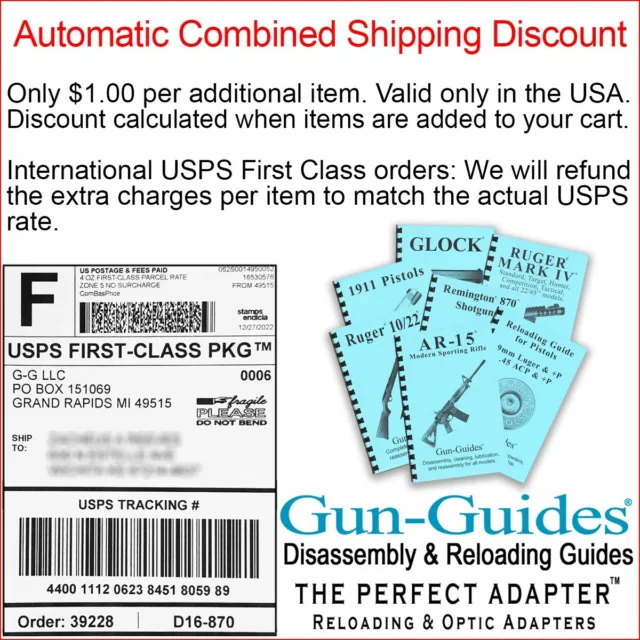 Reloading Data Log Book Gun-Guides® 2nd Edition for load & range data 8.5"x 5.5" 3