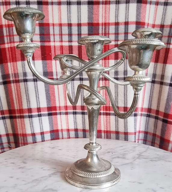 Rare Chandelier Christofle Modèle Duperier en Métal Argenté à feux | Métal argenté modèle