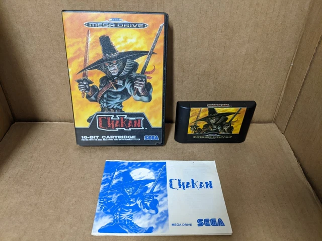 Jeu Vidéo Chakan - Version Originale Sega Megadrive (Genesis) En Bon état, Boîtier Et Notice Inclus