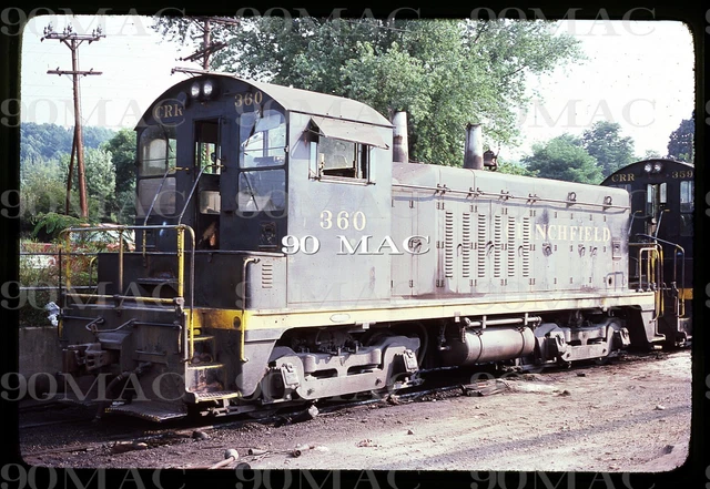 Clinchfield-CRR EMD NW2 #360. Erwin (TN). Original Slide 1978.