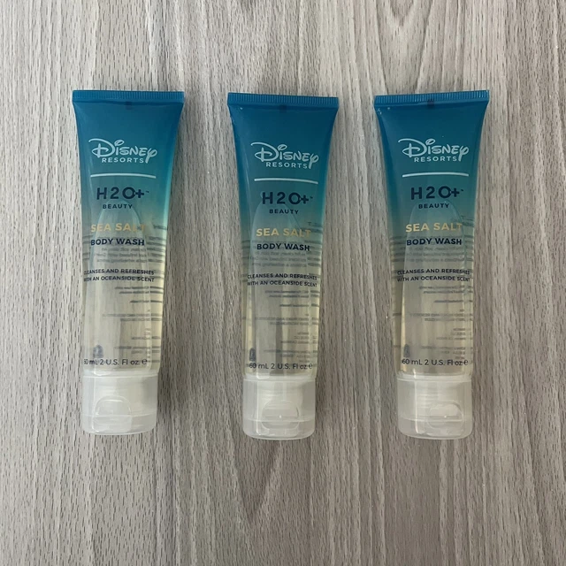 DISNEY RESORTS H2O+ Sea Salt Body Wash 2 fl oz. Lot of 3 NEW! 24.95