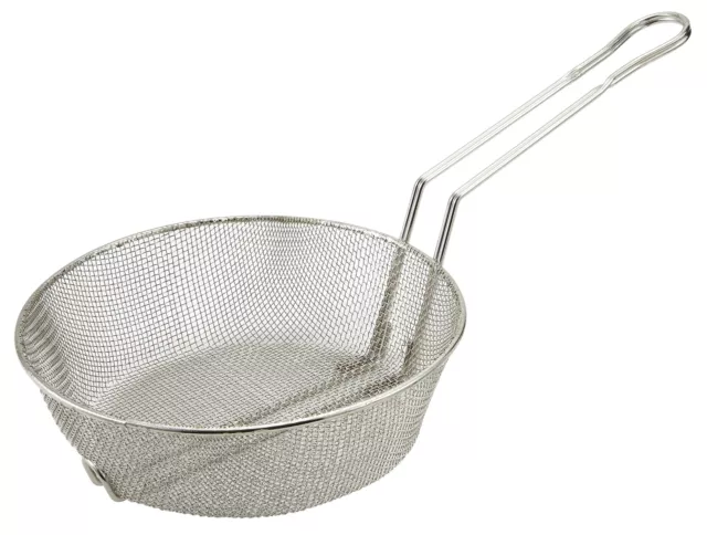 12" Culinary Basket, Fine Mesh, Nickel Plated (10 Each)