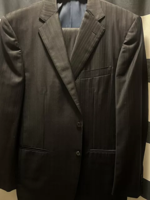 ERMENEGILDO ZEGNA TROFEO 2 Piece Suit Euro 52 (42 USA) 100% Wool $75.00 ...