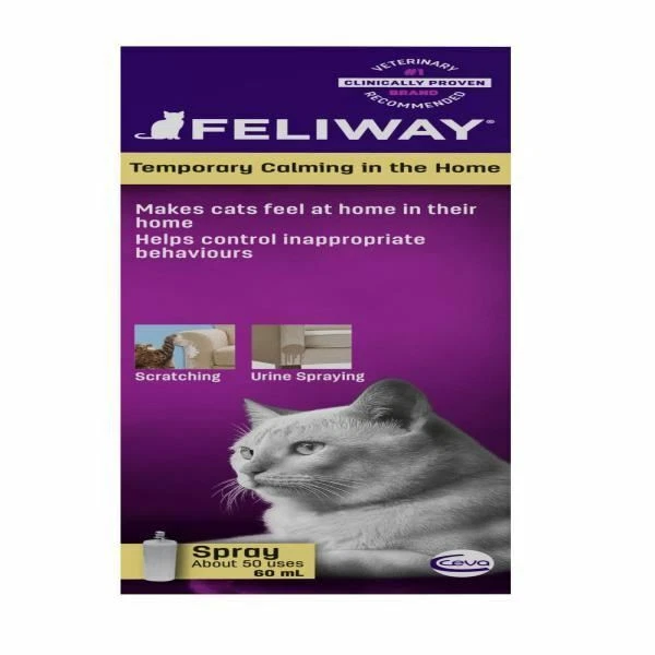 Ceva Feliway Classico Spray Temporay Claasic Stress Gratis Calmante Diffusori