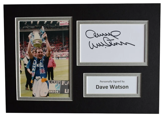 Photo A4 Dédicacée Graeme Sharp - Everton - Objet Collection Avec Certificat COA