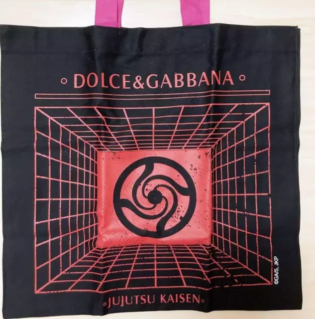 DOLCE GABBANA Jujutsu Kaisen Eco Bag Sticker Pop-up Not Sold in Stores New