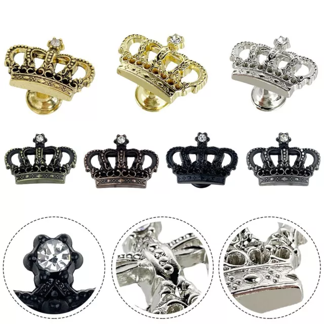 Zinc Alloy Single Hole Crown Handle Great for Cabinet or Drawer