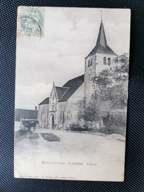 CPA 18 Surroundings of Cosne - ST-GEMME - L'Eglise