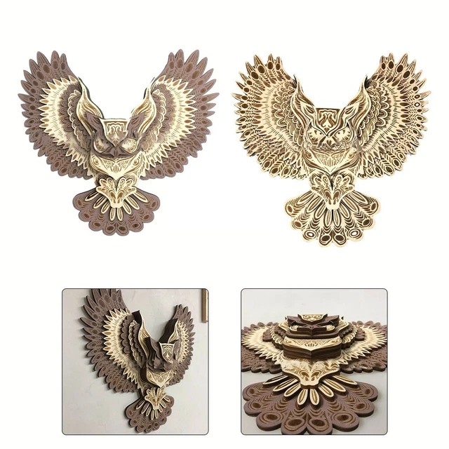 Eleva il tuo spazio con l'eleganza e la creatività di questo Euleno in legno