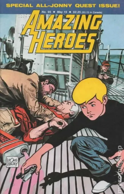 Amazing Heroes #95 VF 8.0 1986 Stock Image