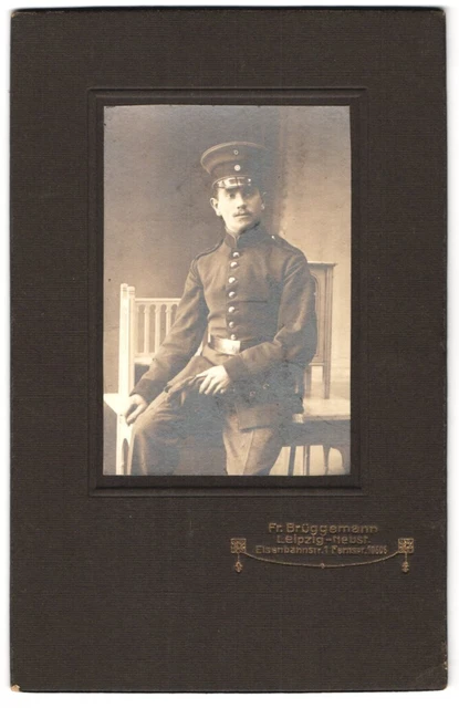 Fotografie Fr. Brüggemann, Leipzig-Neust., Eisenbahnstr. 1, Portrait sächsische