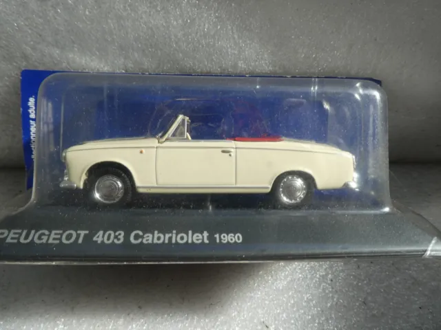 Altaya Presse Peugeot 403 Cabriolet 1960 Neuf En Blister
