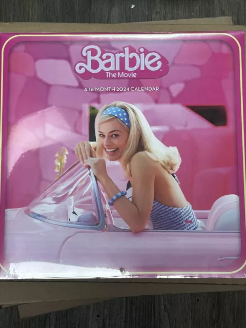 Barbie Movie Calendar 2023-2024 12X12  16 Month Wall Calendar Gosling Robbie