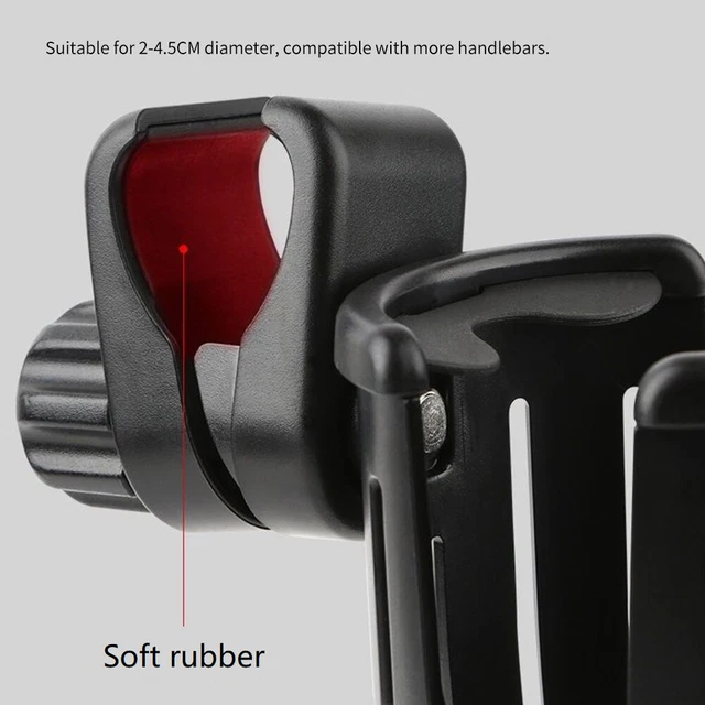 Portavasos Ciclismo Universal con Estante para Teléfono Bicicleta Silla de Ruedas