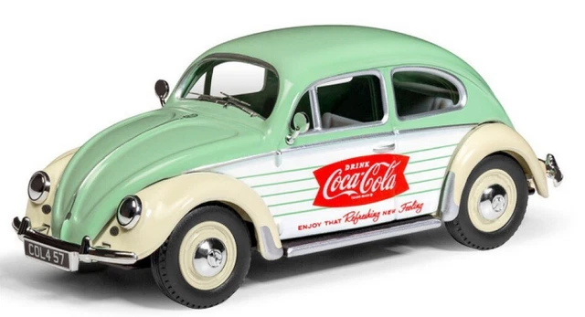 Achetez CC01201 - Corgi 1:43 CORGI Volkswagen Beetle Maggiolino Coca-Cola 1951 Green White Beige CC01201 ( - Véhicules de route