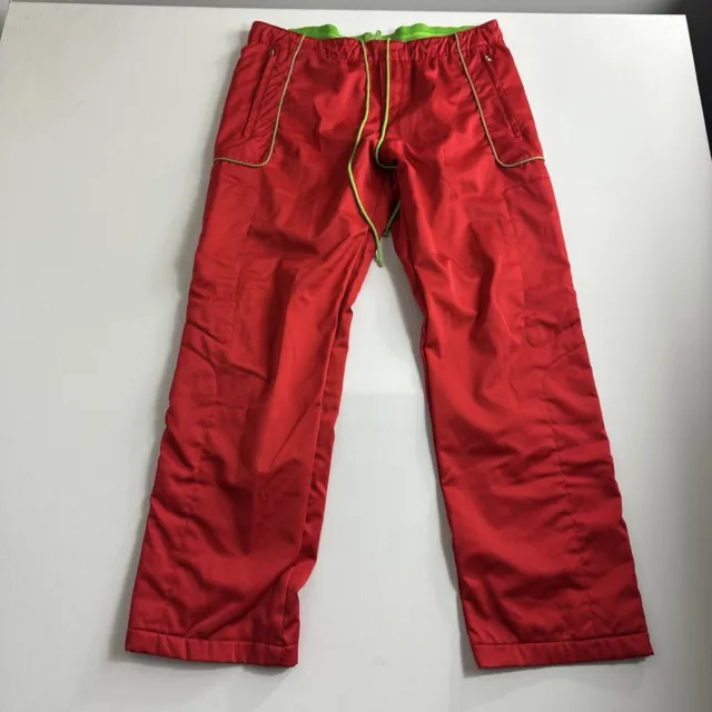 Hugo Boss Green Label Sweatpants Joggers Heavy Thick Red Mens Size Large Punch