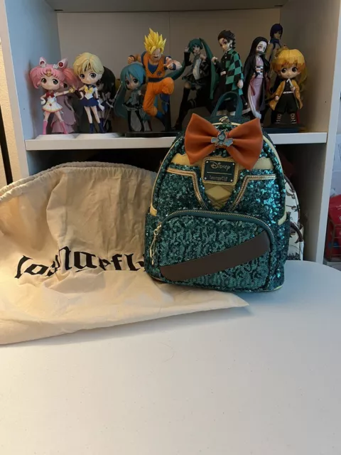 Loungefly Disney Princess Merida Sequin Series Mini Backpack With Dust Bag NWT!