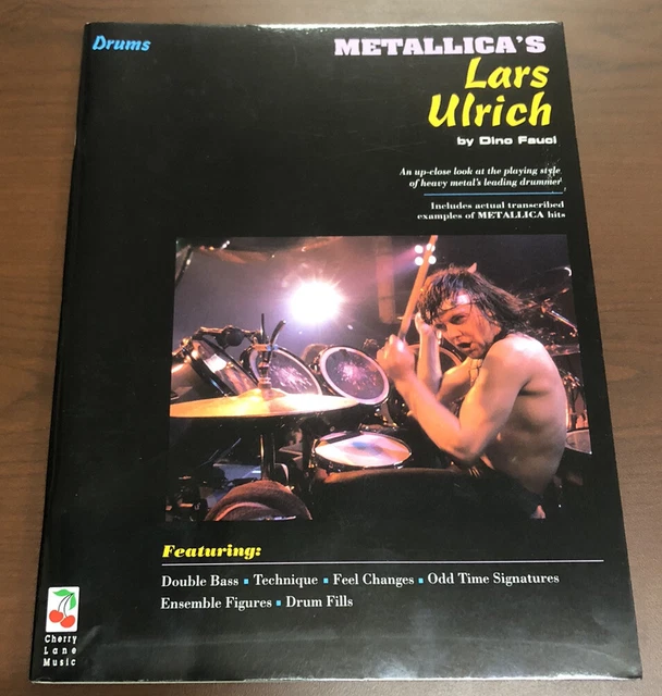 Metallica’s Lars Ulrich by Dino Fauci Drums Ships Immediately