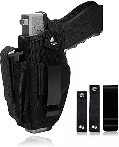 Pochette de rangement pour pistolet en Nylon, 1 pièce, étui dissimulé,  ventre, pistolet à traction rapide, petit porte-arme, sac de rangement  d'équipement
