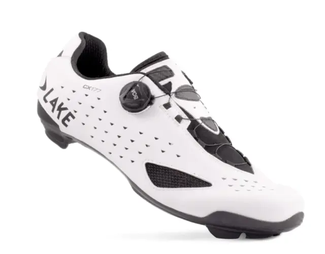 Lake CX177 Road Cycling Shoes- Size EU41 UK 7.5- White