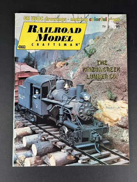 Railroad Model Craftsman Magazine 1971 June