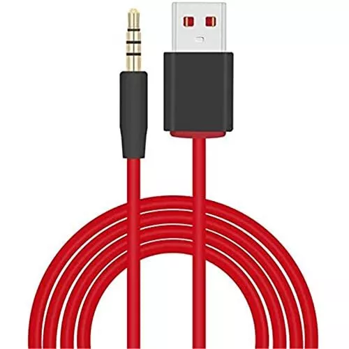 USB 3.5mm Replacement Cable Wireless Charger Cord for Beats by Dre Studio Solo