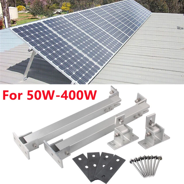 SOLAR PANEL MOUNTING Brackets Adjustable Angle Solar Panel Tilt Mount ...