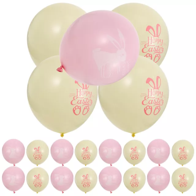Easter Holiday Decor: 20pcs Ornaments & Party Balloons